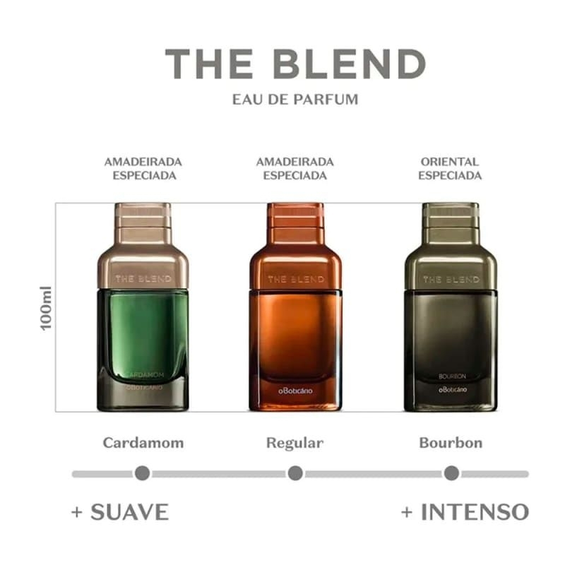 KIT COM 3 PERFUMES DA LINHA "THE BLEND" EM DECANTE DE 10ML ORIGINAIS