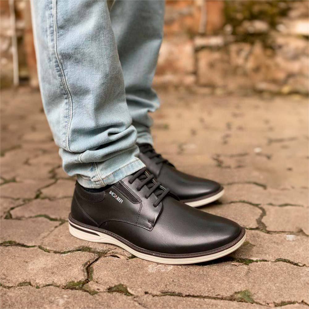 Sapato Esporte Fino Masculino Ferracini Monterrey (Em Couro) Original C ...