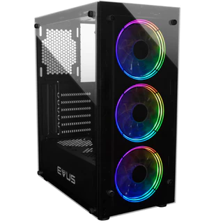Gabinete Gamer | Vidro Temperado C/ 3 Fans I Rgb