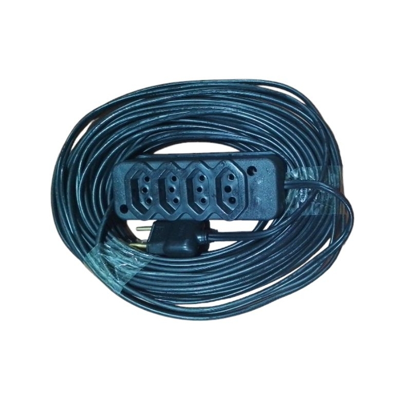 EXTENSÃO ELÉTRICA BIVOLT ***15 METROS FIO PARALELO 2X2.5mm PLUG 2 PÓLOS 10A /BARRA TOMADA TETRA BIVOLT 10A E 20A.