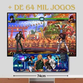 Fliperama Portátil New Slim 32GB, HDMI - Arcade BR