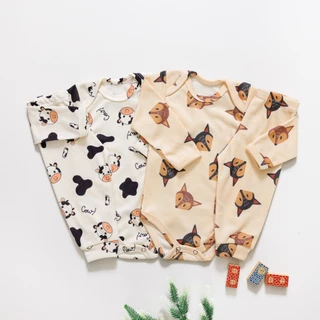 Conjunto Bebê Suedine Antialérgico Pagão Body e Calça Longo em Oferta na Shopee