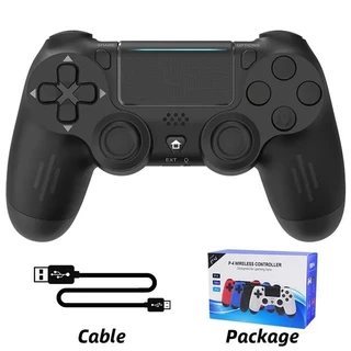 Data Frog Controle compatível com Bluetooth para PS4, Slim, Pro, Gamepad sem fio para PC, Joystick de vibração dupla para IOS, Android