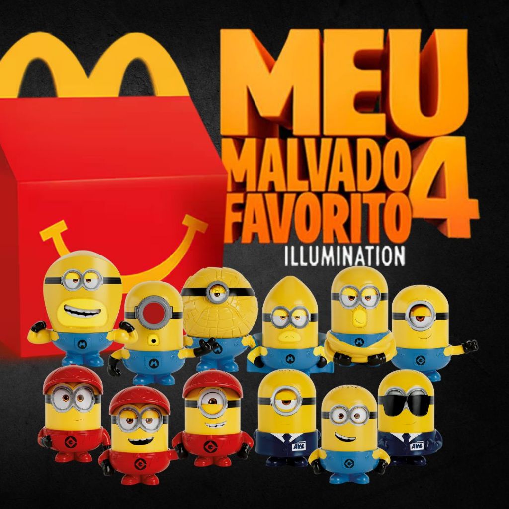 Meu Malvado Favorito 4 McDonald's Minions - Lacrados