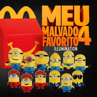 Meu Malvado Favorito 4 McDonald's Minions - Lacrados