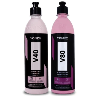 Kit V40 Polidor 4 Em 1 + V80 Selante Sintético Vonixx 500ml