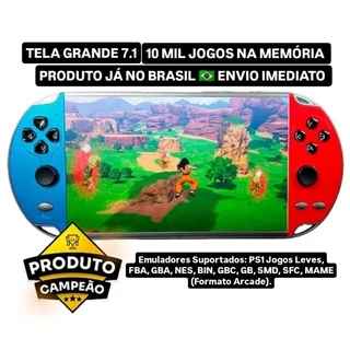Mini Game Portátil Retrô Kapbom KA-5883 X7 Plus Tela Grande 7.1