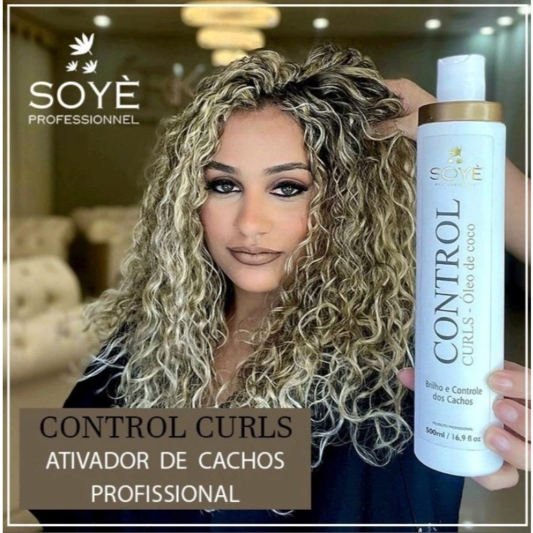 ATIVADOR DE CACHOS PROFISSIONAL CONTROL CURLS - Uso profissional SOYE ...