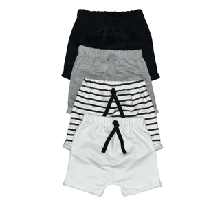 Kit 3 Short Infantil Bebê Recém Nascido Moletinho 100% Algodão de Alta Qualidade Confortavél e delicadeza