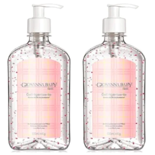 Kit 2 Alcool Gel Giovanna Baby Classic 500ml