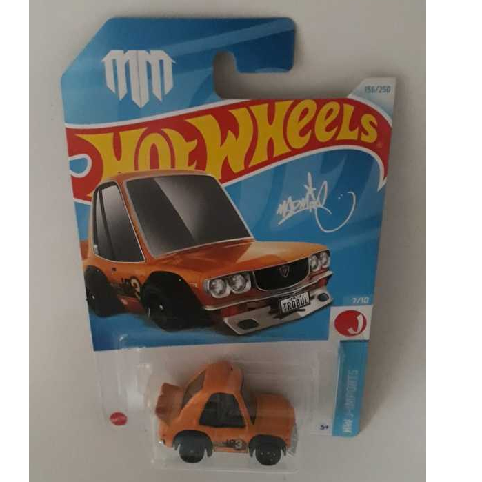 Mazda RX-3 - Laranja - Tooned - 2024 - 1/64 - Hot Wheels - Mattel