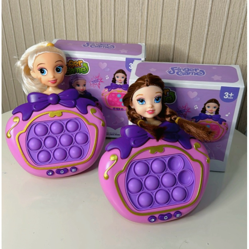 Popeti Gamer Pop It Eletrônico Jogo Anti Stress Popit Popite Bonecas e ...