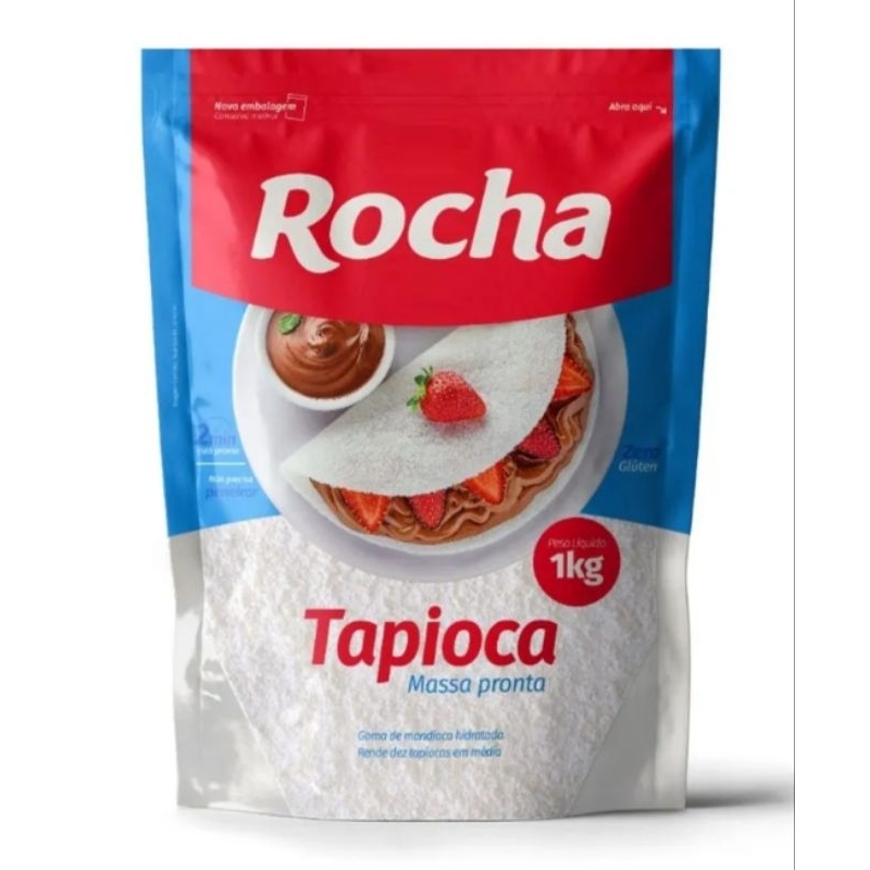 Kit 2 Tapioca Tradicional Rocha 1kg cada | Shopee Brasil