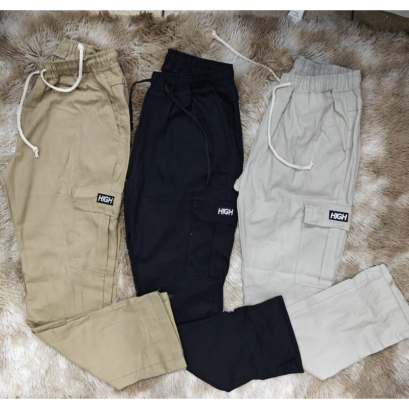 Masculina calcas cargo normal 08