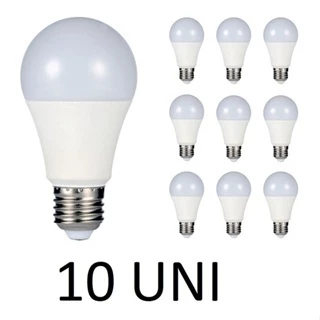 Kit 10 Lâmpadas Led Bulbo 15w E27 Branco Frio Inmetro