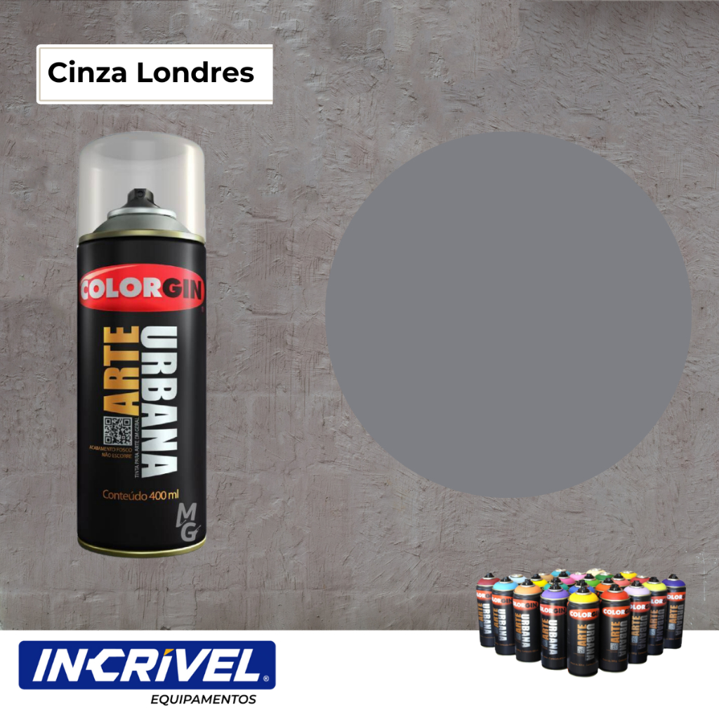 Tinta Spray Colorgin Arte Urbana - Diversidades de cores | Shopee Brasil
