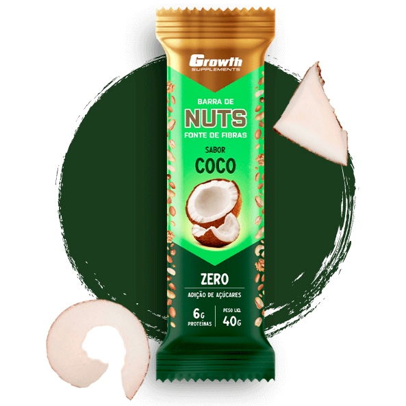 Barra de Fibras - 40g - Growth Supplements | Shopee Brasil