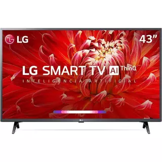 Smart TV LG 43" Full HD 43LM6370 WiFi Bluetooth HDR ThinQAI compatível com Inteligência Artificial Bivolt