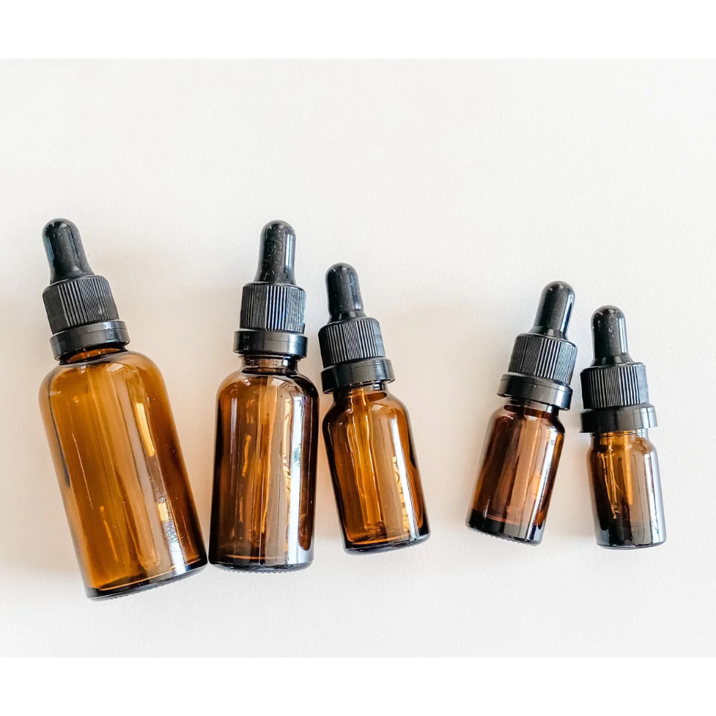 Frasco De Vidro Conta Gotas 10ml, 20ml, 30ml, 50ml (5 Unidades)