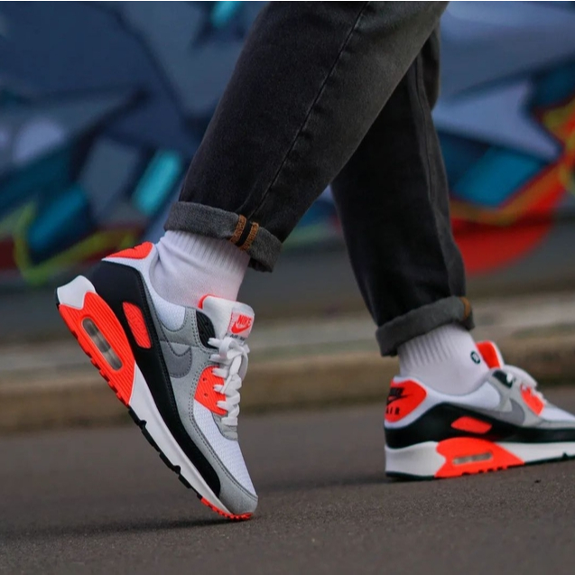 tênis Retro Casual Cano Baixo Air Max 90 Promoção