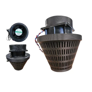 Kit Exaustor Axial + Filtro Profissional Carvão Ativado Cultivo Grow