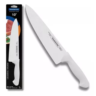 Faca Para Carne 6" / 8" / 10", Premium, Cabo Branco Açougueiro - Tramontina