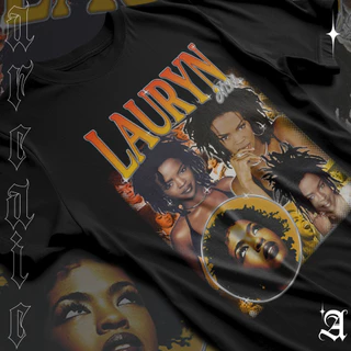 Camiseta Basica Algodao Lauryn Hill Reggae Graphic World Tour Bob Marley Unissex