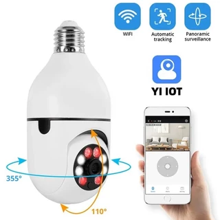 Câmera de Segurança Camera Lampada IP wifi Lâmpada Sem Fio 360 Full HD Visão Noturna Estilo Yoosee