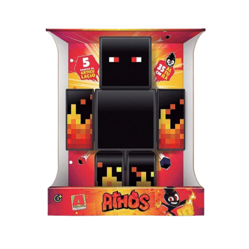 Boneco Minecraft Athos 35 cm Original | Shopee Brasil