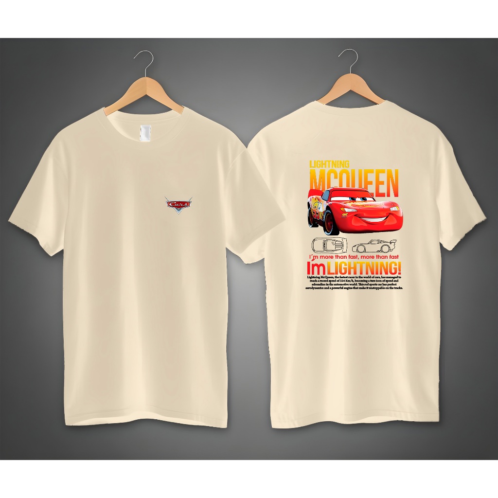 Camiseta Masculina Relâmpago McQueen Camisa Feminina Sally Casal Diverse Estilos 100% Algodão