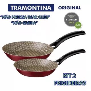 Frigideira Antiaderente Tramontina Aluminio Turim jogo 2 Peças Serie Especial