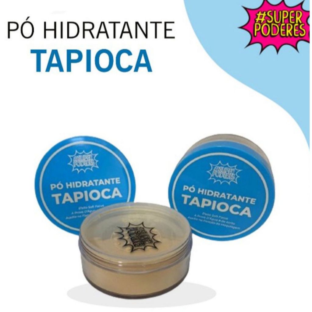 Kit Pó Hidratante Tapioca Super Poderes | Shopee Brasil