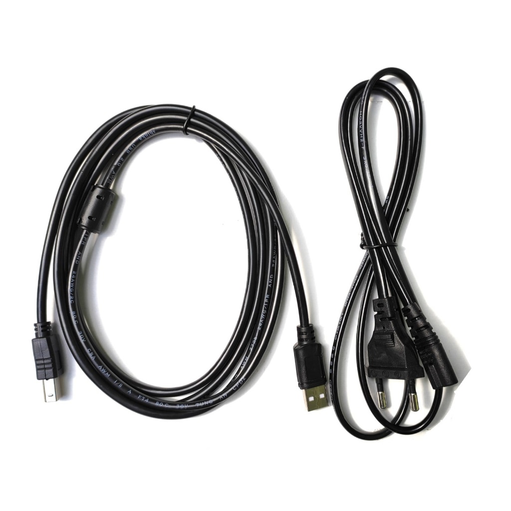Cabo De Força + Cabo Usb 2.0 Deskjet Ink Advantage - 2136 2676