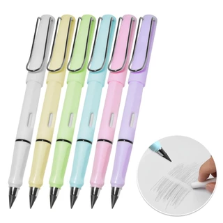 Kit 6 Lápis Infinito De Escrita Eterna Criativo Grafite Papelaria Escritório Escola
