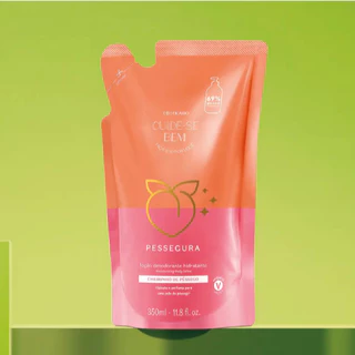 Refil Loção Hidratante Desodorante Corporal Cuide-se Bem Pessegura 350ml