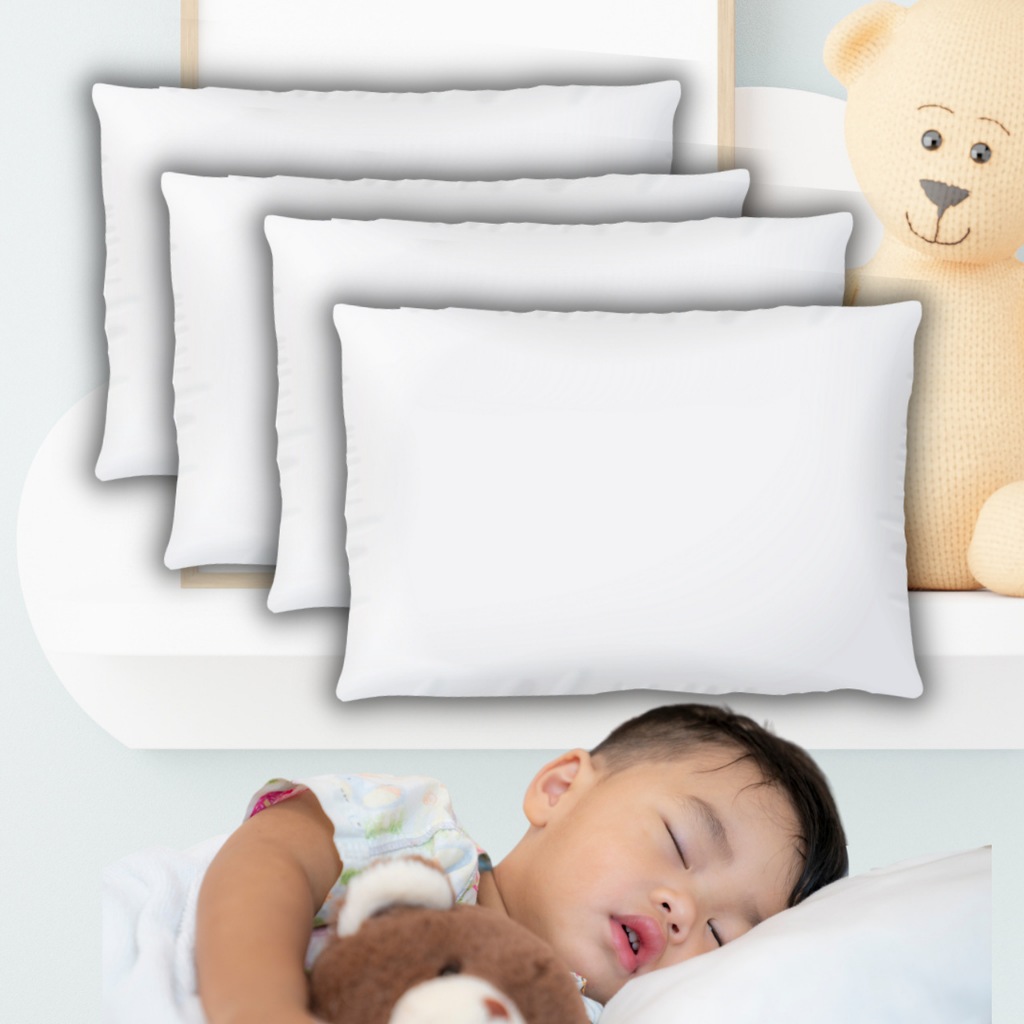 Kit 4 Travesseiro Bebe Travesseiros Infantil Para Criança 1 A 7 Anos ...