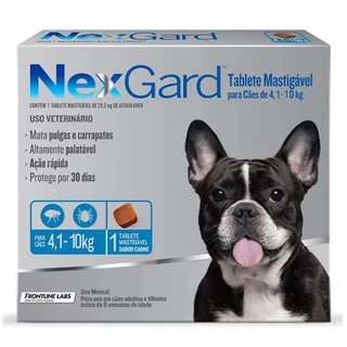 Nexgard 4,1 a 10kg Original Caixa lacrada 1 Comprimido