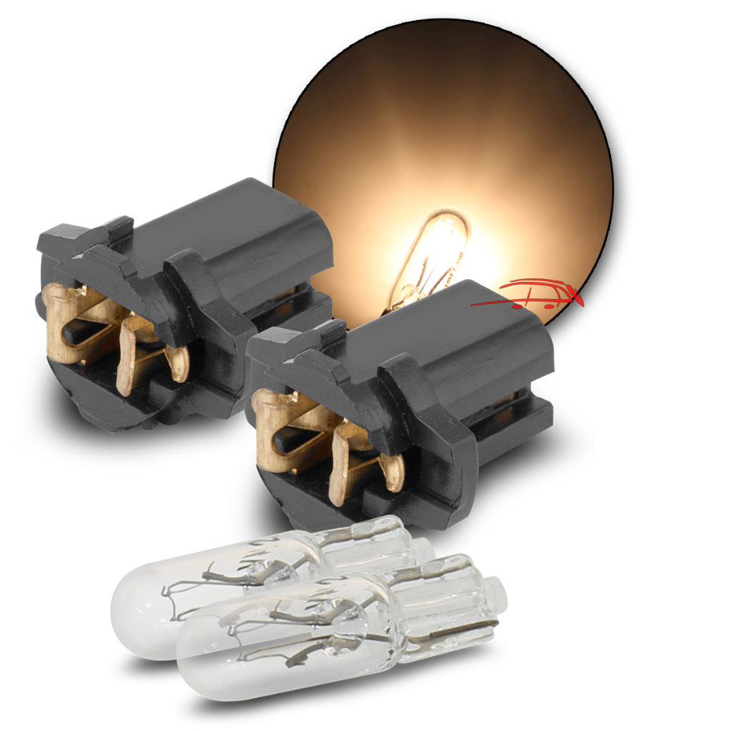 2 Soquete Painel Gol Quadrado Voyage Parati Saveiro Volkswagen T5 Pinguinho com Lâmpada