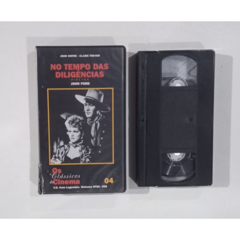 Vhs- No Tempo das Diligências - Diretor Jhon Ford - John Wayne - Claire Trevor