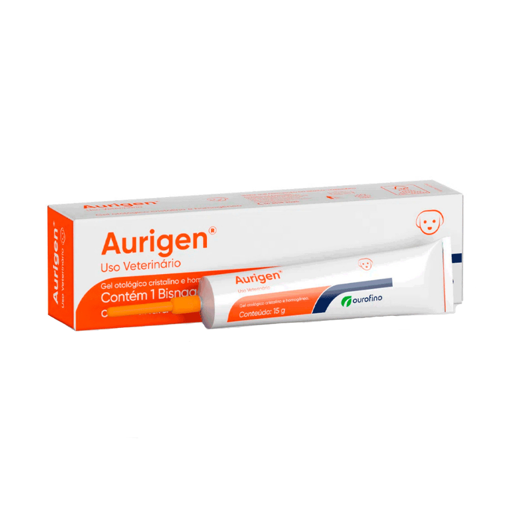 Aurigen 15g Ourofino Tratamento Otites De Cães