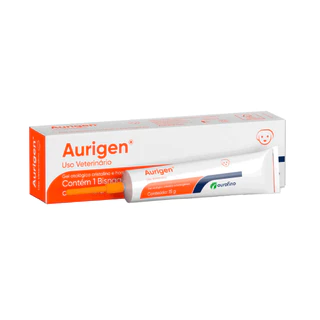 Aurigen 15g Ourofino Tratamento Otites De Cães