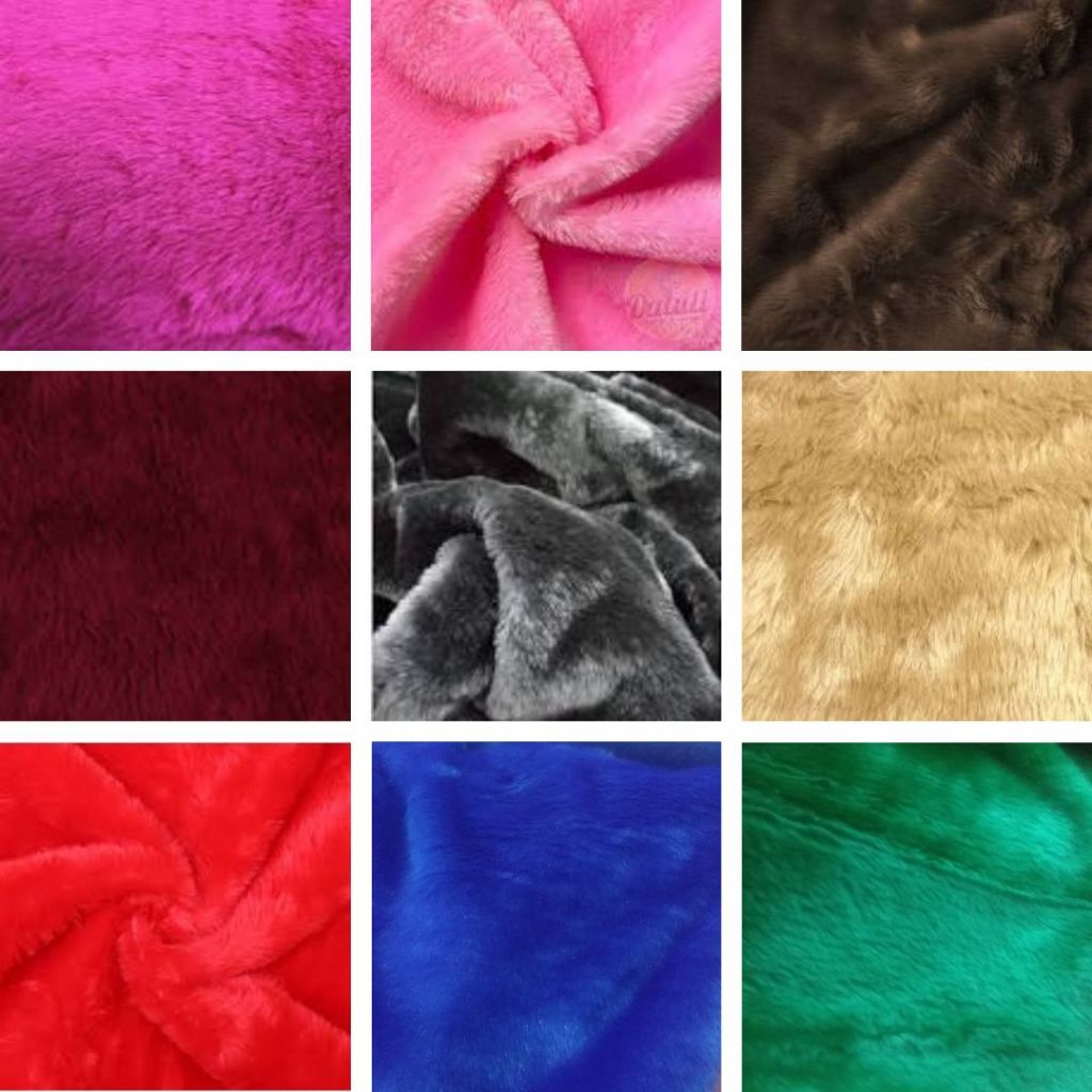 Tecido Pelúcia Lã Sintética Artesanato - Patchwork - Decoração - Bichinhos e Pantufas