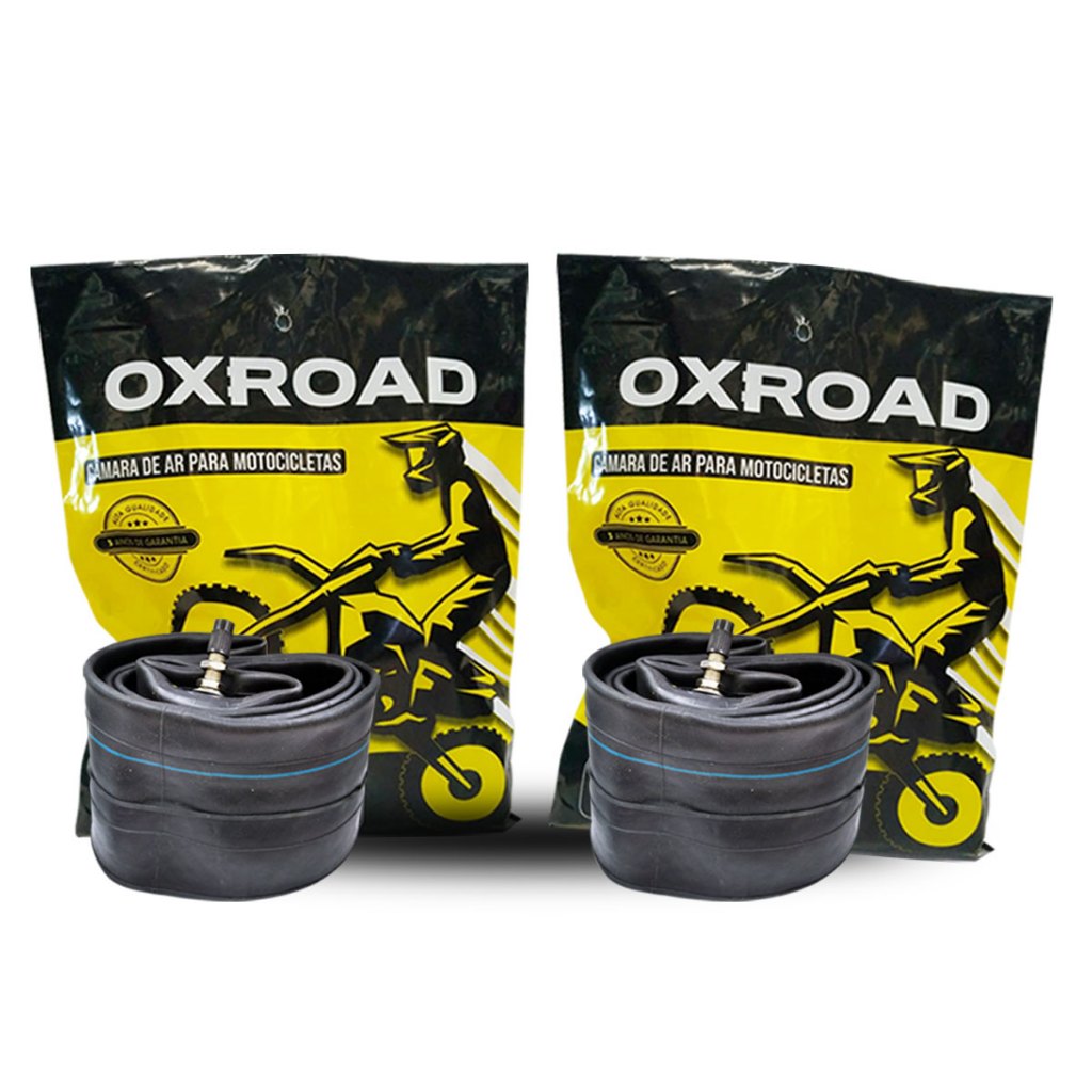 Kit 2 Un Câmara De Ar para Moto Oxroad MB-18 Aro 18 Cb 400 450 Tenere 250 Xre