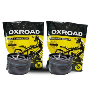Kit 2 Un Câmara De Ar para Moto Oxroad MB-18 Aro 18 Cb 400 450 Tenere 250 Xre