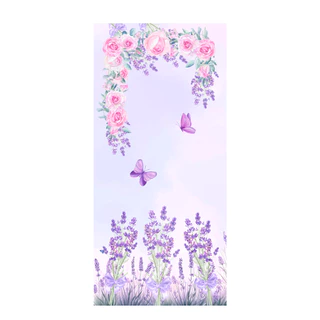 PAINEL VERTICAL TECIDO SUBLIMADO BORBOLETAS X( L ) X X (A)