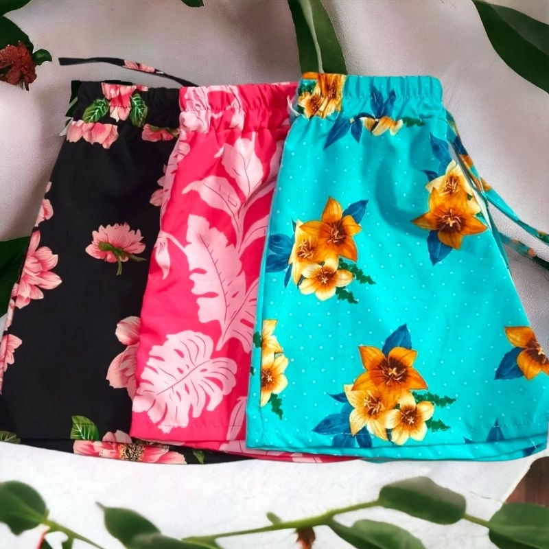 Kit 3 Shorts Feminino Viscose Casual Malha Fresquinha