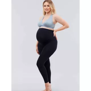 Calça legging gestante roupa maternidade alto conforto e sustentação barriga cós alto grávida mãe
