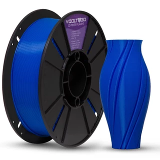 Filamento PETG Azul 1Kg Voolt3D 1,75mm Linha Sólida Para Impressora 3D FDM