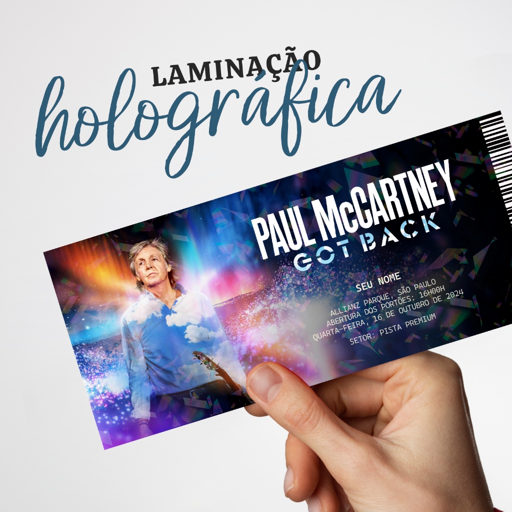 Item colecionável personalizado - Paul McCartney Got Back Item colecionável personalizado - Paul McCartney Got Back