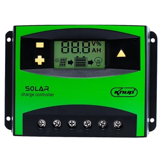 Controlador De Carga Para Painel Solar 50A Display LCD Chip Master Tecnologia PWM Tensão 12V/24V SC50A